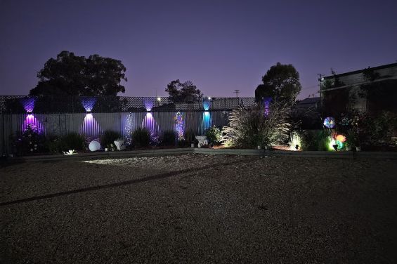 Garden area at West Wyalong motel